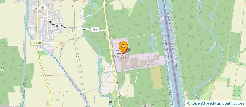 localisation de l'entreprise ROWLANDSON FRANCE  KUNHEIM