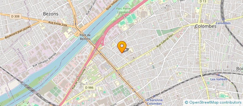 localisation de l'entreprise ROWS INVEST  COLOMBES
