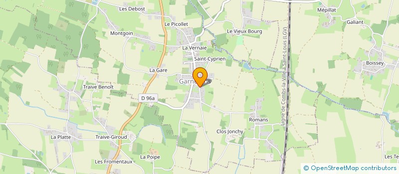 localisation de l'entreprise ROX  GARNERANS