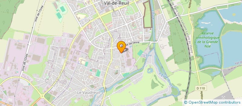 localisation de l'entreprise ROX FRANCE  LE VAUDREUIL