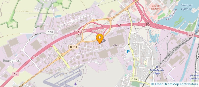 localisation de l'entreprise ROXAD MOTORS à TRITH-SAINT-LEGER