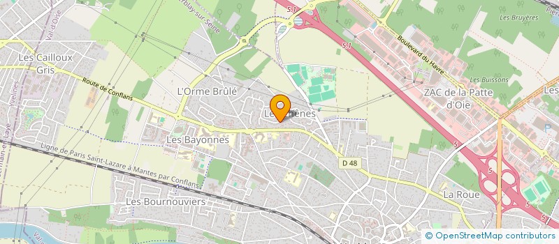 localisation de l'entreprise ROXADI  HERBLAY-SUR-SEINE