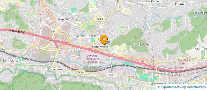 localisation de l'entreprise ROXALINA à MARSEILLE