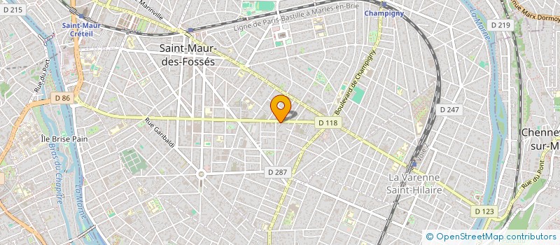 localisation de l'entreprise ROXAN à SAINT-MAUR-DES-FOSSES