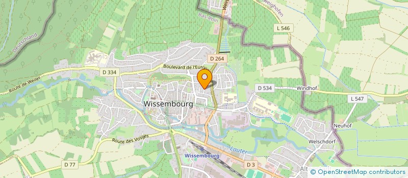 localisation de l'entreprise ROXAN SAS à SIEGEN