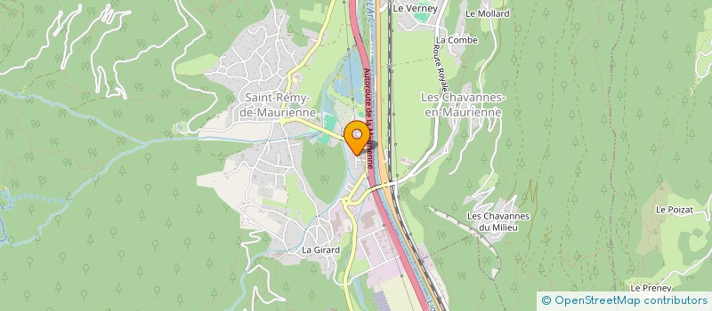 localisation de l'entreprise ROXANDA  LES CHAVANNES-EN-MAURIENNE