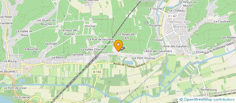 localisation de l'entreprise ROXANE 2020 à VOUVRAY