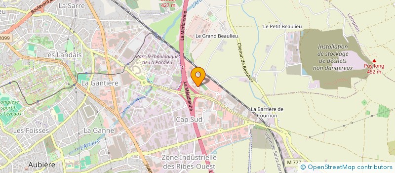 localisation de l'entreprise ROXANE  CLERMONT-FERRAND