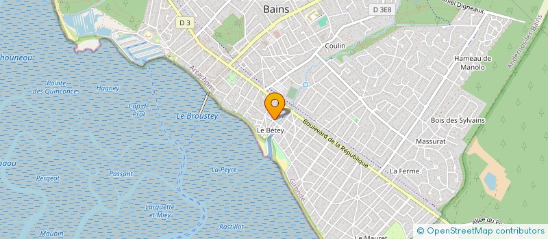 localisation de l'entreprise ROXANE  ANDERNOS-LES-BAINS