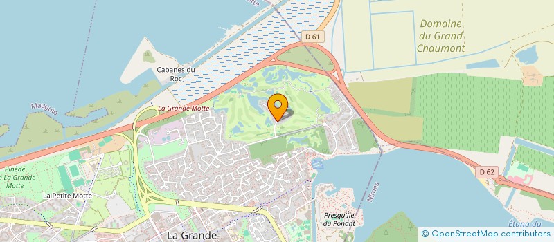 localisation de l'entreprise ROXANE  LA GRANDE-MOTTE