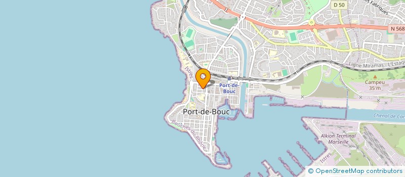 localisation de l'entreprise ROXANE COIFFURE  PORT-DE-BOUC