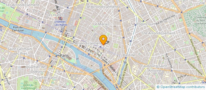 localisation de l'entreprise ROXANE DE SAULE ATELIER DE BIJOUX CONTEM  PARIS