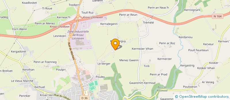 localisation de l'entreprise ROXANE SYSTEM à CHATEAUNEUF-DU-FAOU