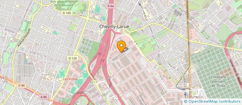 localisation de l'entreprise ROXANE TRANSPORTS  CHEVILLY-LARUE