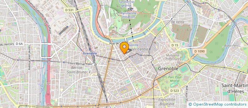 localisation de l'entreprise ROXANE VIGNERON à GRENOBLE