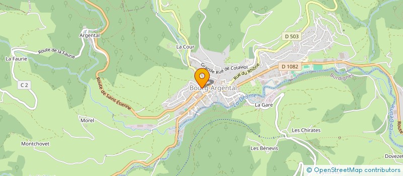 localisation de l'entreprise ROXANNE  BOURG-ARGENTAL