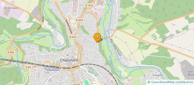 localisation de l'entreprise ROXAYM à CHAUMONT