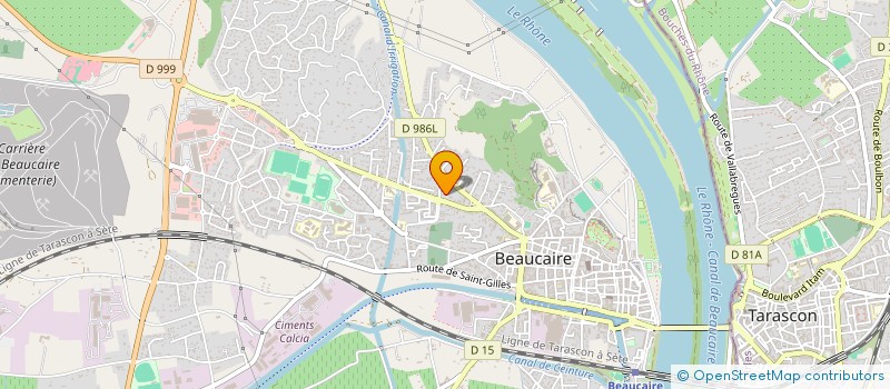 localisation de l'entreprise ROXDIM à BEAUCAIRE