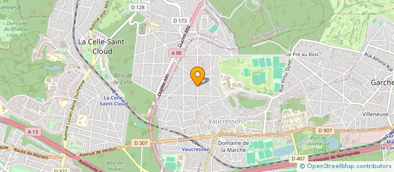 localisation de l'entreprise ROXELANE à VAUCRESSON