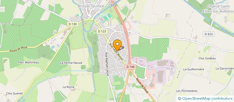 localisation de l'entreprise ROXELLE à BRISSAC LOIRE AUBANCE