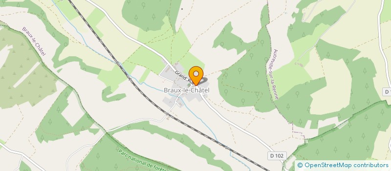 localisation de l'entreprise ROXELLE à BRAUX-LE-CHATEL