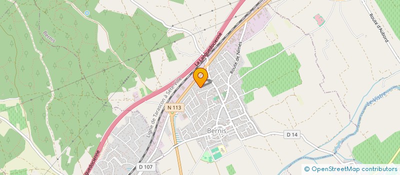 localisation de l'entreprise ROXENA  BERNIS