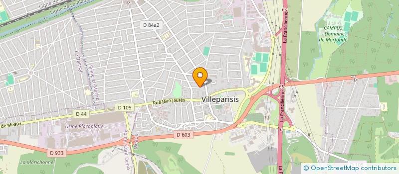 localisation de l'entreprise ROXIMMO  VILLEPARISIS