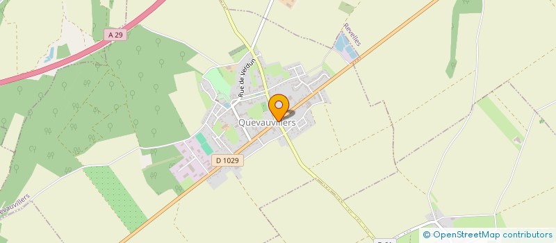 localisation de l'entreprise ROXINE  QUEVAUVILLERS