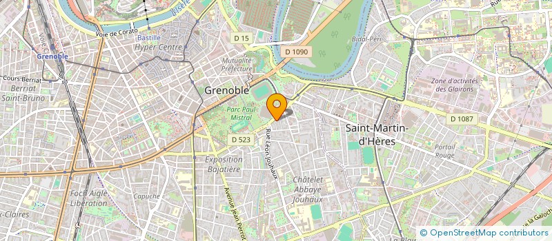 localisation de l'entreprise ROXORSERV à GRENOBLE