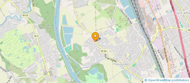 localisation de l'entreprise ROXSAM  FENOUILLET