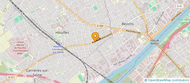 localisation de l'entreprise ROXXON SECURITE  HOUILLES