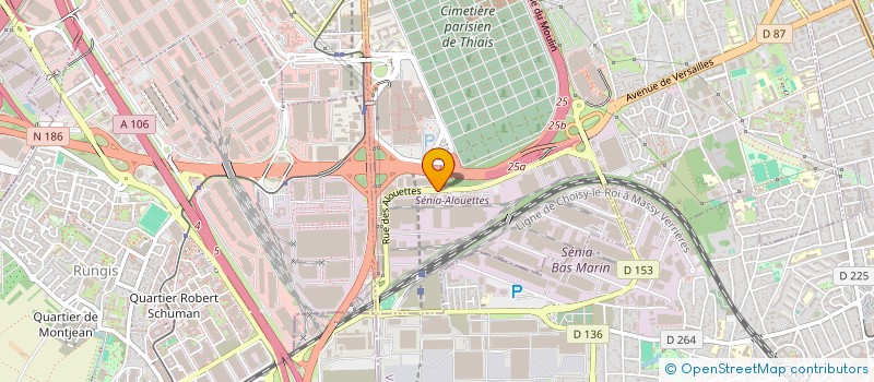 localisation de l'entreprise ROXXOR à THIAIS