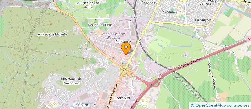 localisation de l'entreprise ROXY FITNESS CENTER  NARBONNE