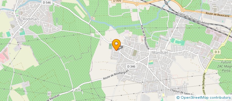 localisation de l'entreprise ROXY4  MANDUEL