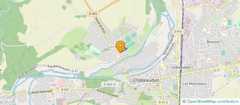 localisation de l'entreprise ROXYA IMMO à CHATEAUDUN