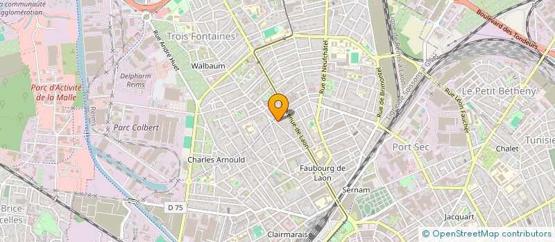 localisation de l'entreprise ROXYBAN  REIMS