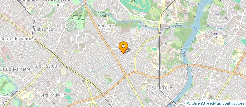 localisation de l'entreprise ROXYKAB à NANTES
