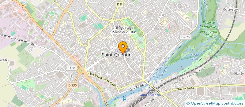 localisation de l'entreprise ROY à SAINT-QUENTIN