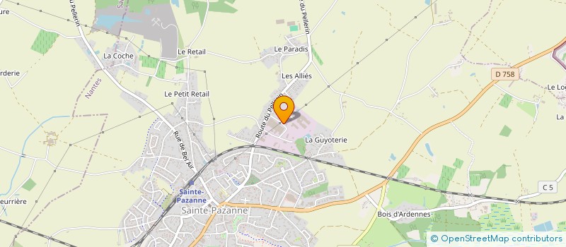 localisation de l'entreprise ROY à SAINTE-PAZANNE