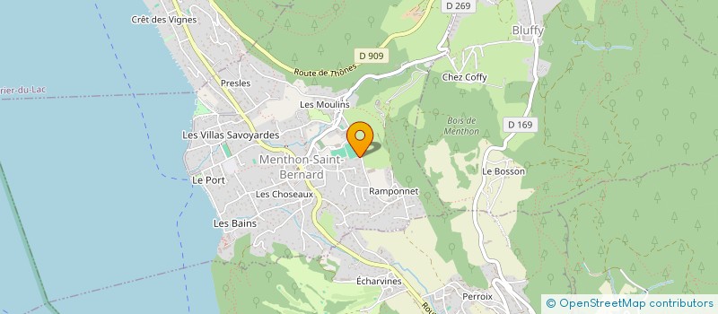 localisation de l'entreprise ROY AUTOMOBILES  VEYRIER-DU-LAC