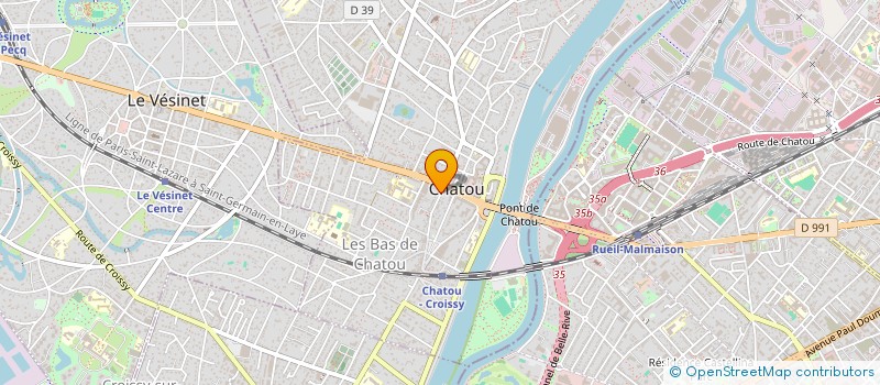 localisation de l'entreprise ROY DENIS JOAILLIER à CHATOU