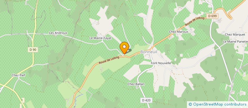 localisation de l'entreprise ROY E.  BONNEUIL