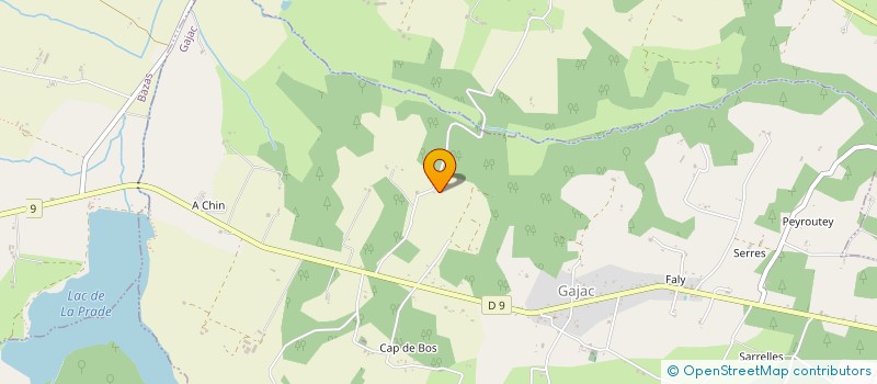 localisation de l'entreprise ROY ET FILS  GAJAC