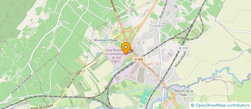 localisation de l'entreprise ROY FRERES BOURGOGNE  CHAGNY