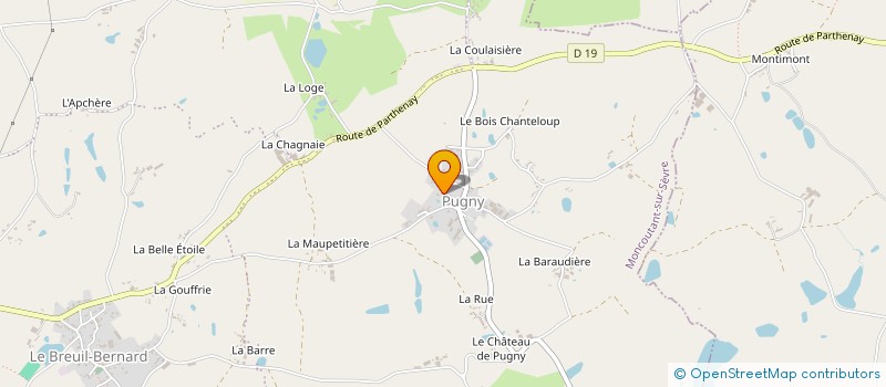 localisation de l'entreprise ROY FRERES ENERGIES  MONCOUTANT-SUR-SEVRE