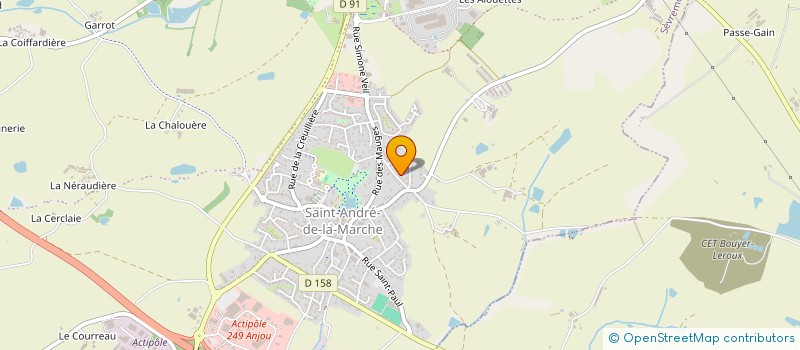 localisation de l'entreprise ROY GAILLARD à SEVREMOINE