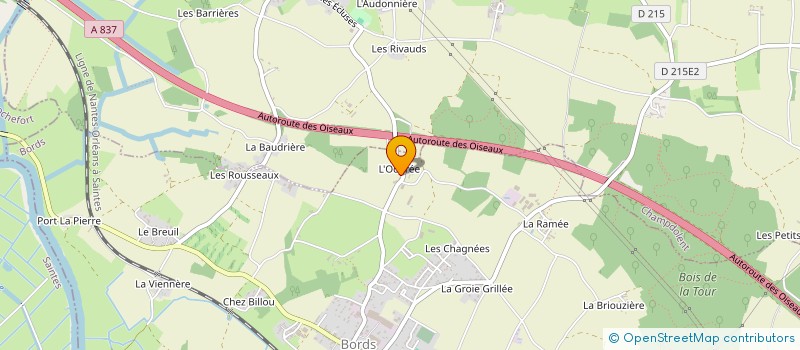 localisation de l'entreprise ROY GAULT à SAINT-COUTANT-LE-GRAND
