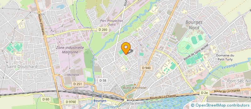 localisation de l'entreprise ROY-HENRI  BOURGES