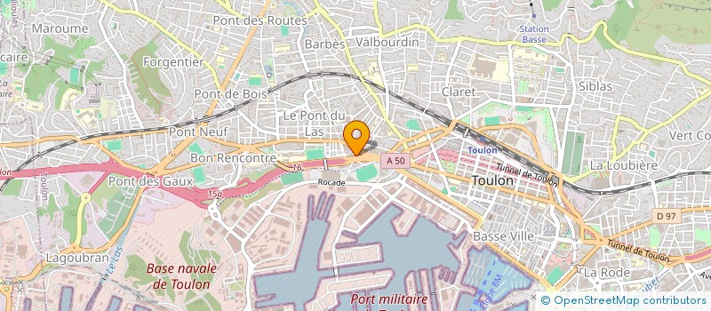 localisation de l'entreprise ROY IMMO  83  TOULON