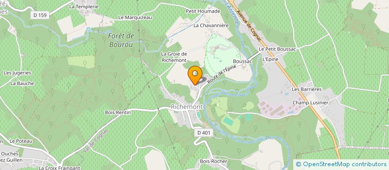 localisation de l'entreprise ROY INVEST  VAL-DE-COGNAC